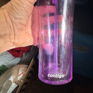 Contigo Purple Tumbler with Straw